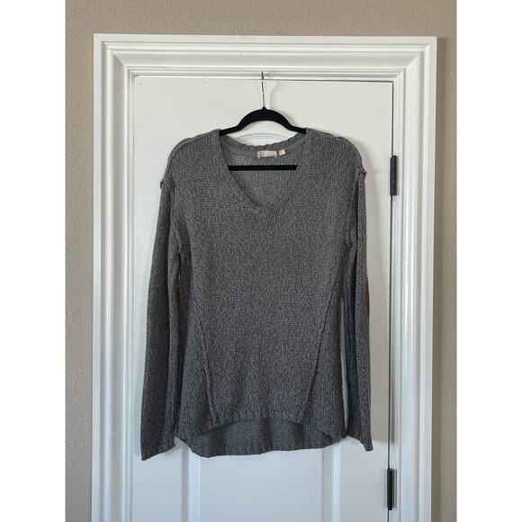 Retrod Marled Knit Sweater with Brown Elbow Patches size Medium - Picture 1 of 7